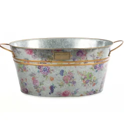 MacKenzie-Childs Outdoor|Bar Entertaining<Flower Market Galvanized Beverage Bucket