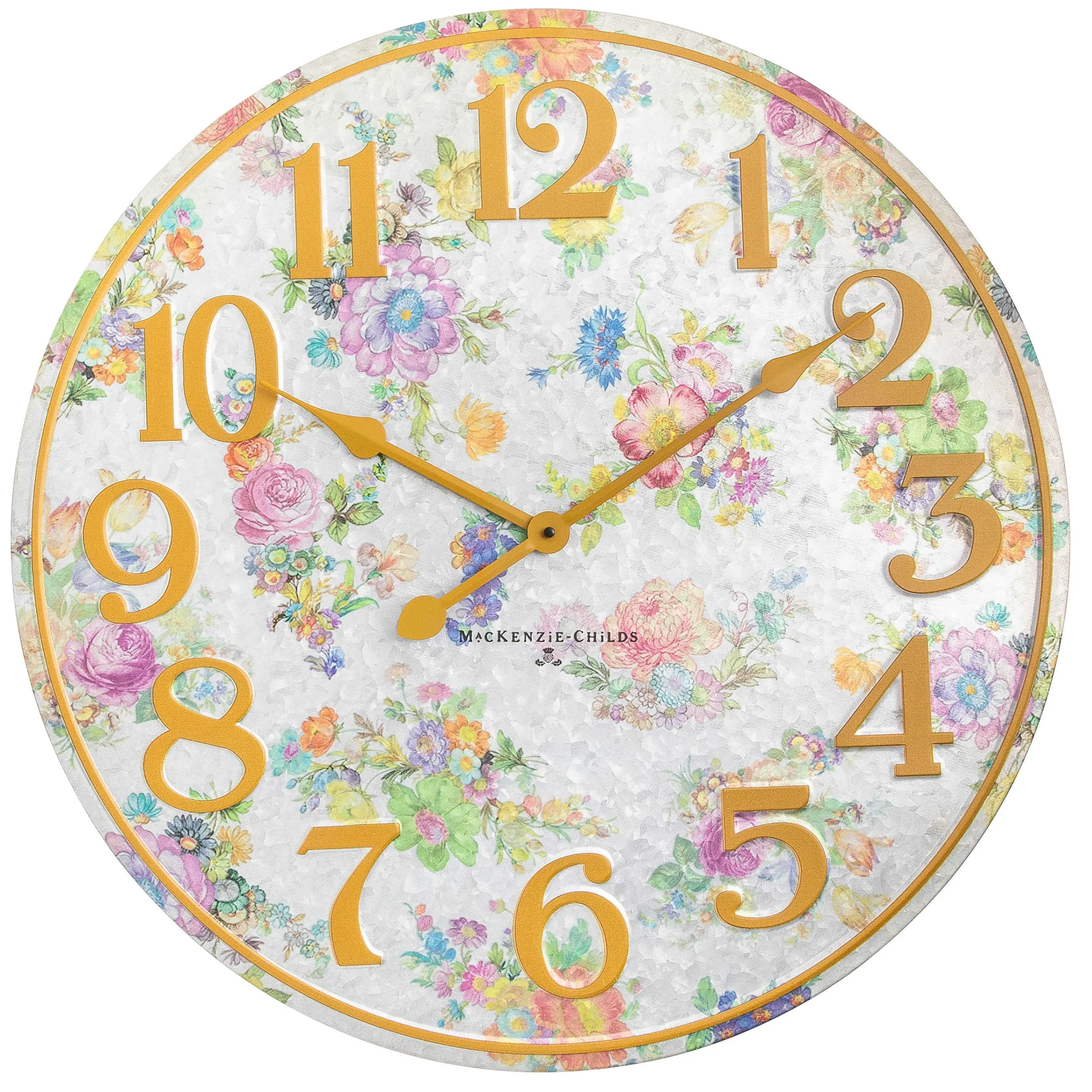 MacKenzie-Childs Spring|Outdoor<Flower Market Outdoor Wall Clock