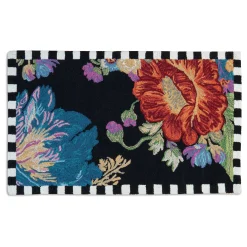 MacKenzie-Childs Rugs<Flower Market Reflections Black 2'3 x 3'9 Rug