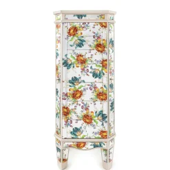 MacKenzie-Childs Storage Furniture|Room Accents<Flower Market Reflections Standing Jewelry Armoire