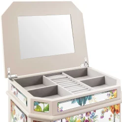 MacKenzie-Childs Storage Furniture|Room Accents<Flower Market Reflections Standing Jewelry Armoire
