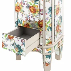 MacKenzie-Childs Storage Furniture|Room Accents<Flower Market Reflections Standing Jewelry Armoire