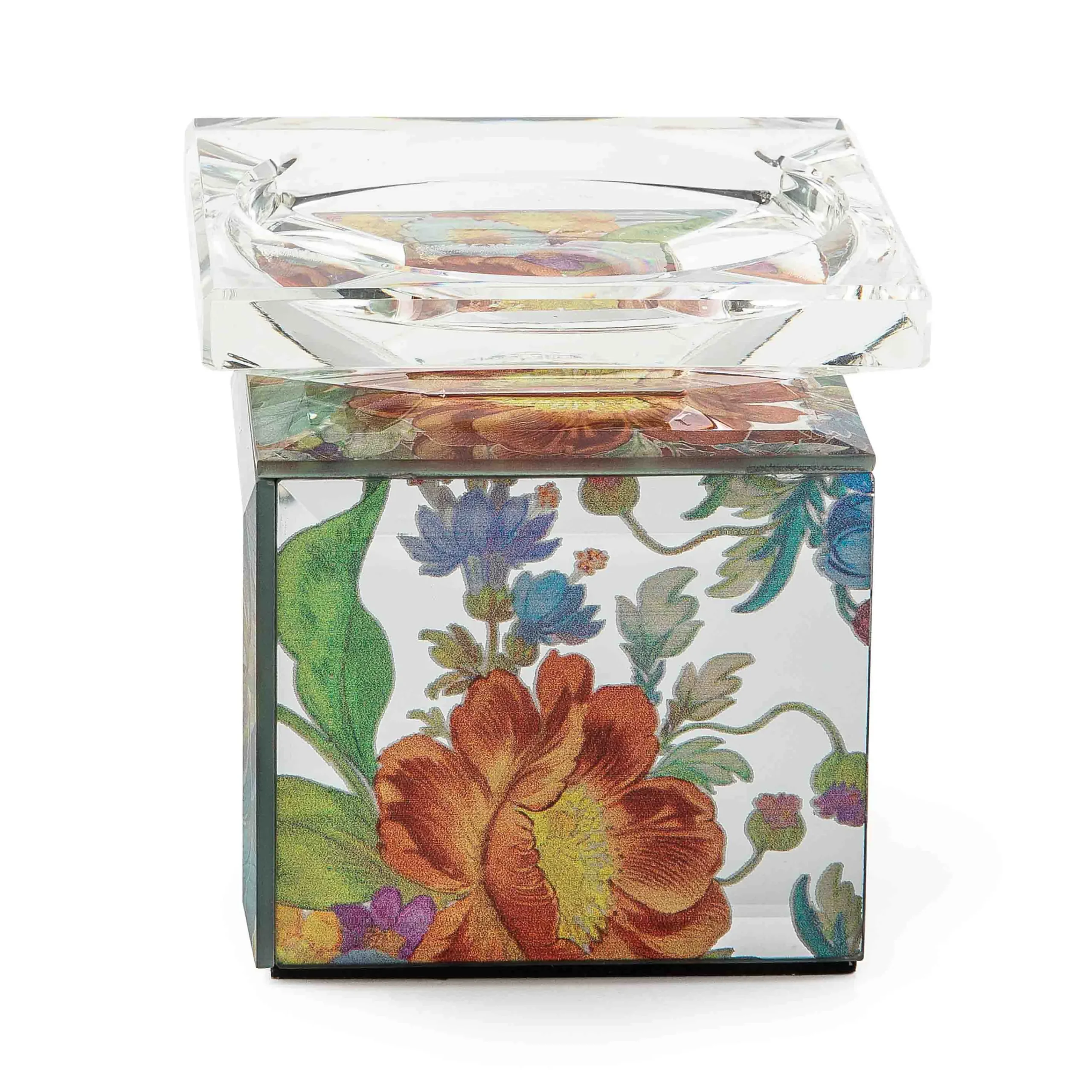 MacKenzie-Childs Candles & Fragrances<Flower Market Reflections Short Candle Holder
