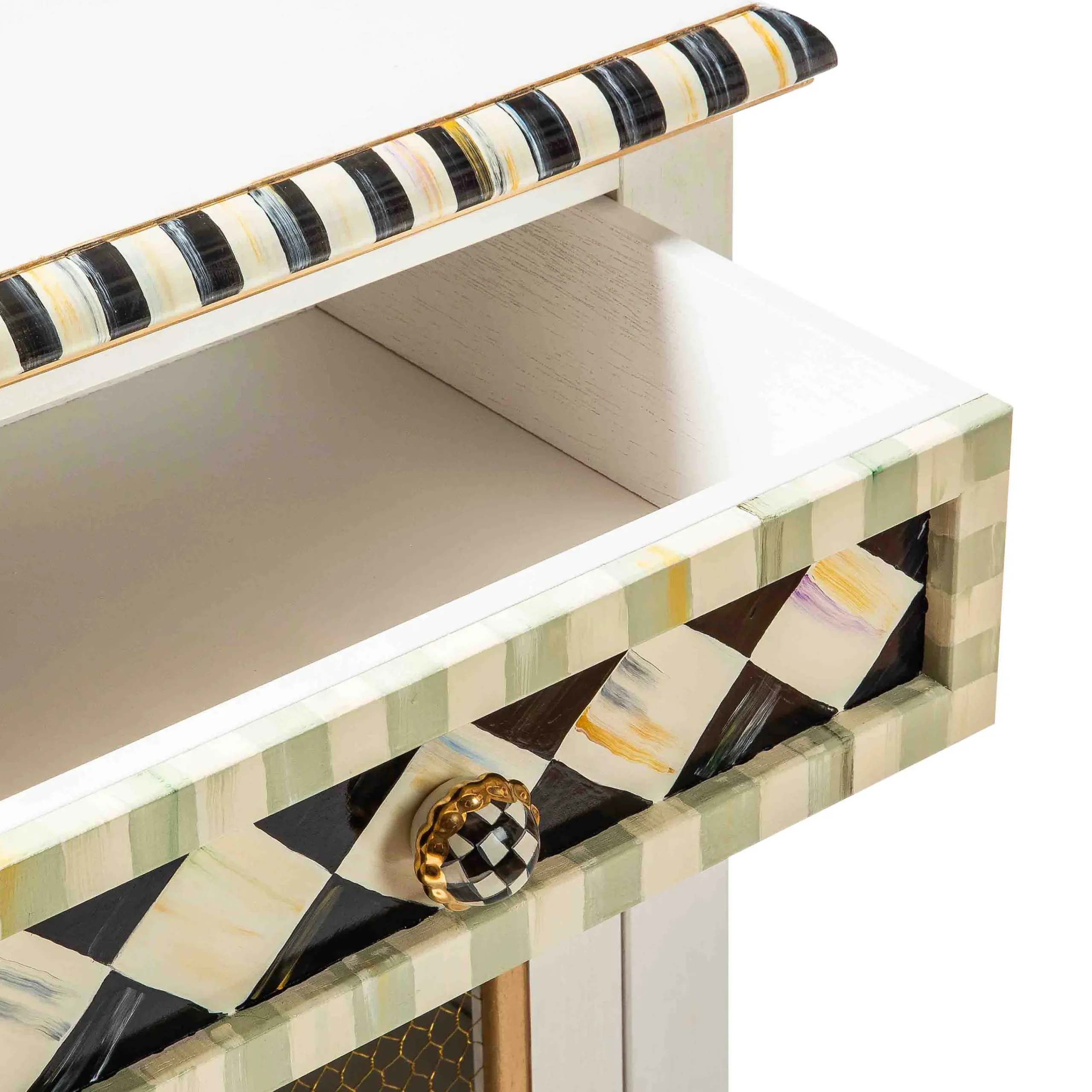 MacKenzie-Childs Living Room<Flower Market Small Cabinet