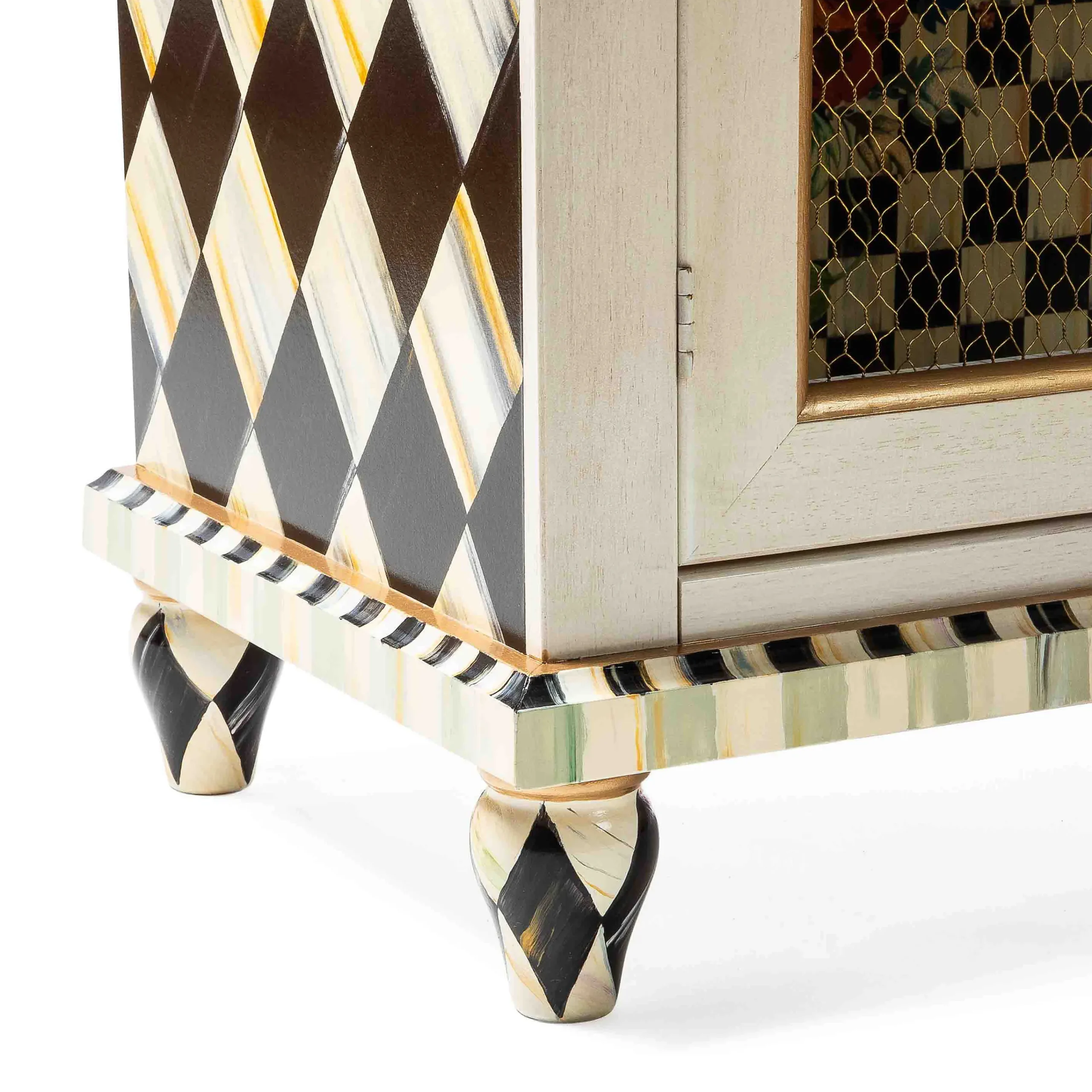 MacKenzie-Childs Living Room<Flower Market Small Cabinet