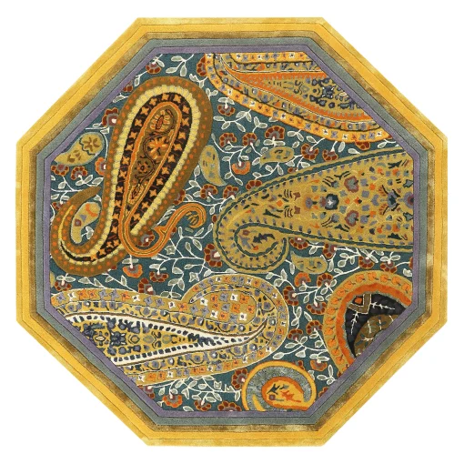 MacKenzie-Childs Rugs<Forever Paisley 6' Octagon Rug