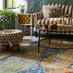 MacKenzie-Childs Rugs<Forever Paisley 8' x 10' Rug