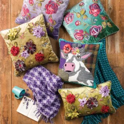 MacKenzie-Childs Pillows, Throws, & Cushions<Frida Cowlo Throw Pillow