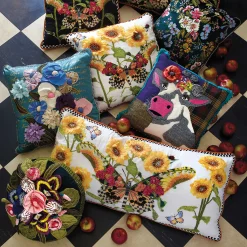 MacKenzie-Childs Pillows, Throws, & Cushions<Frida Cowlo Throw Pillow