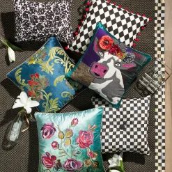 MacKenzie-Childs Pillows, Throws, & Cushions<Frida Cowlo Throw Pillow