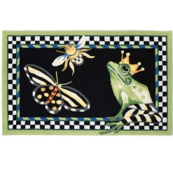 MacKenzie-Childs Rugs<Frog and Bee 3' x 5' Rug