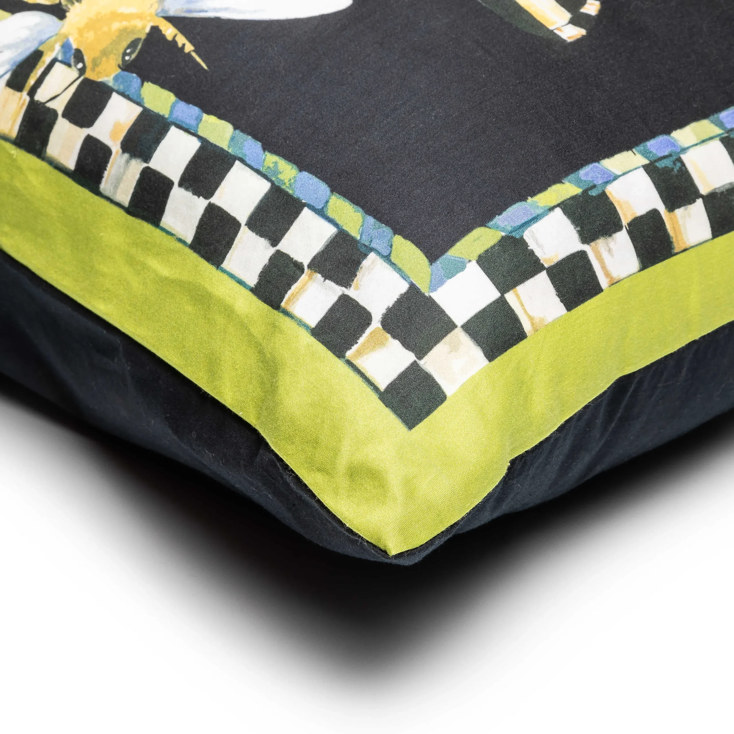 MacKenzie-Childs Spring|Pillows, Throws, & Cushions<Frog and Bee Lumbar Pillow