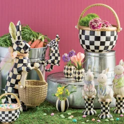 MacKenzie-Childs Easter|Spring<Funny Bunny Pot Climber