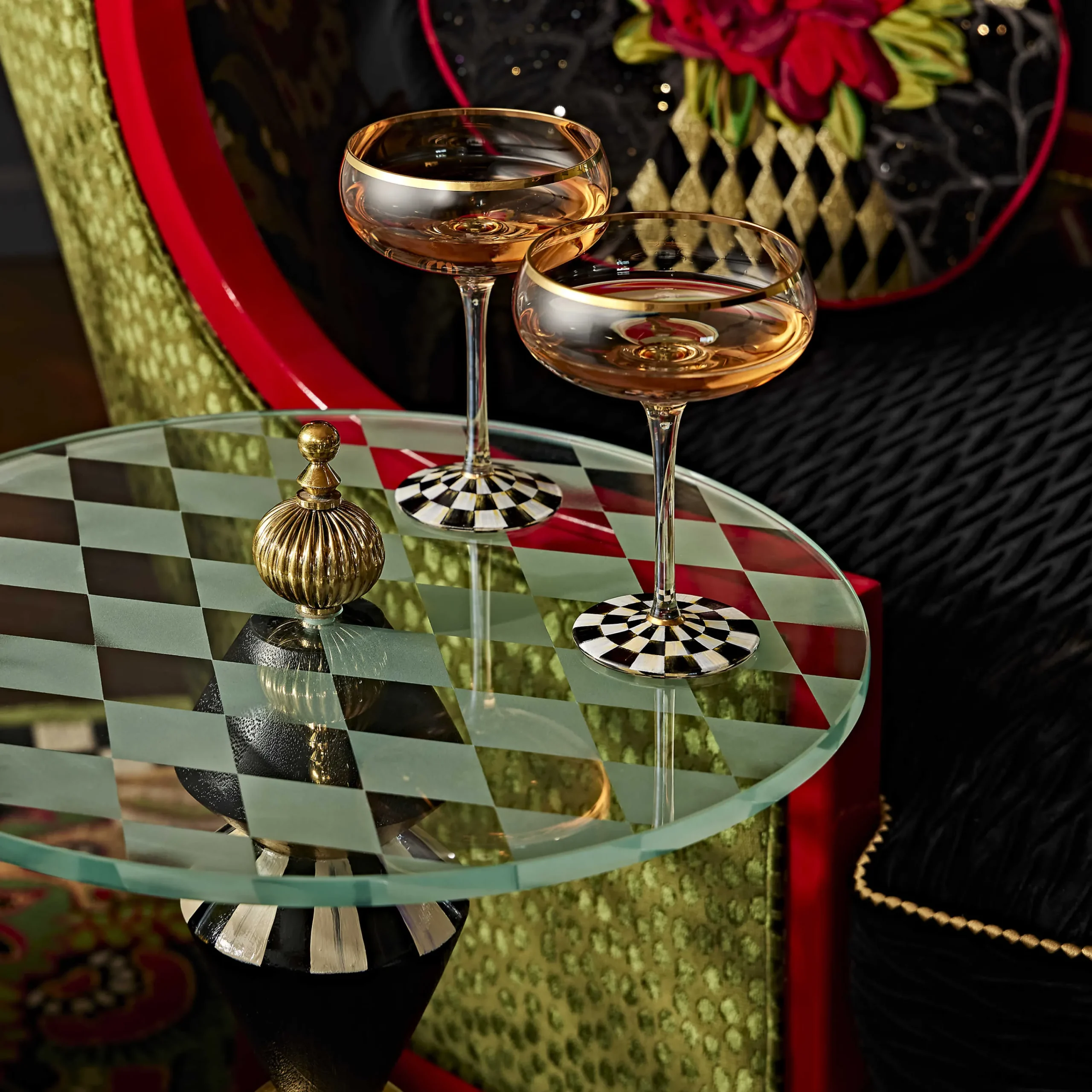 MacKenzie-Childs Living Room<Gambit Accent Table