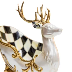 MacKenzie-Childs Holiday|Room Accents<Glam Up Deer Sleigh