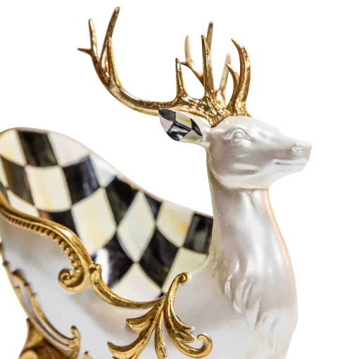 MacKenzie-Childs Holiday|Room Accents<Glam Up Deer Sleigh