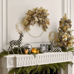 MacKenzie-Childs Holiday|Room Accents<Glam Up Standing Deer
