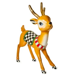 MacKenzie-Childs Outdoor<Granny Kitsch Check Trophy Deer
