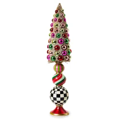 MacKenzie-Childs Room Accents<Granny Kitsch Medium Bottle Brush Pedestal Tree