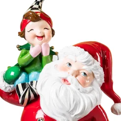 MacKenzie-Childs Holiday|Outdoor<Granny Kitsch Trophy Santa  Elf