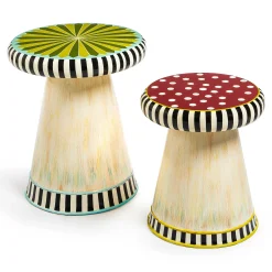 MacKenzie-Childs Outdoor|Spring<Green Large Outdoor Toadstool
