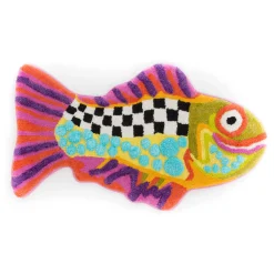 MacKenzie-Childs Bath & Bath Accessories|Room Accents<Happy Fish Bath Rug