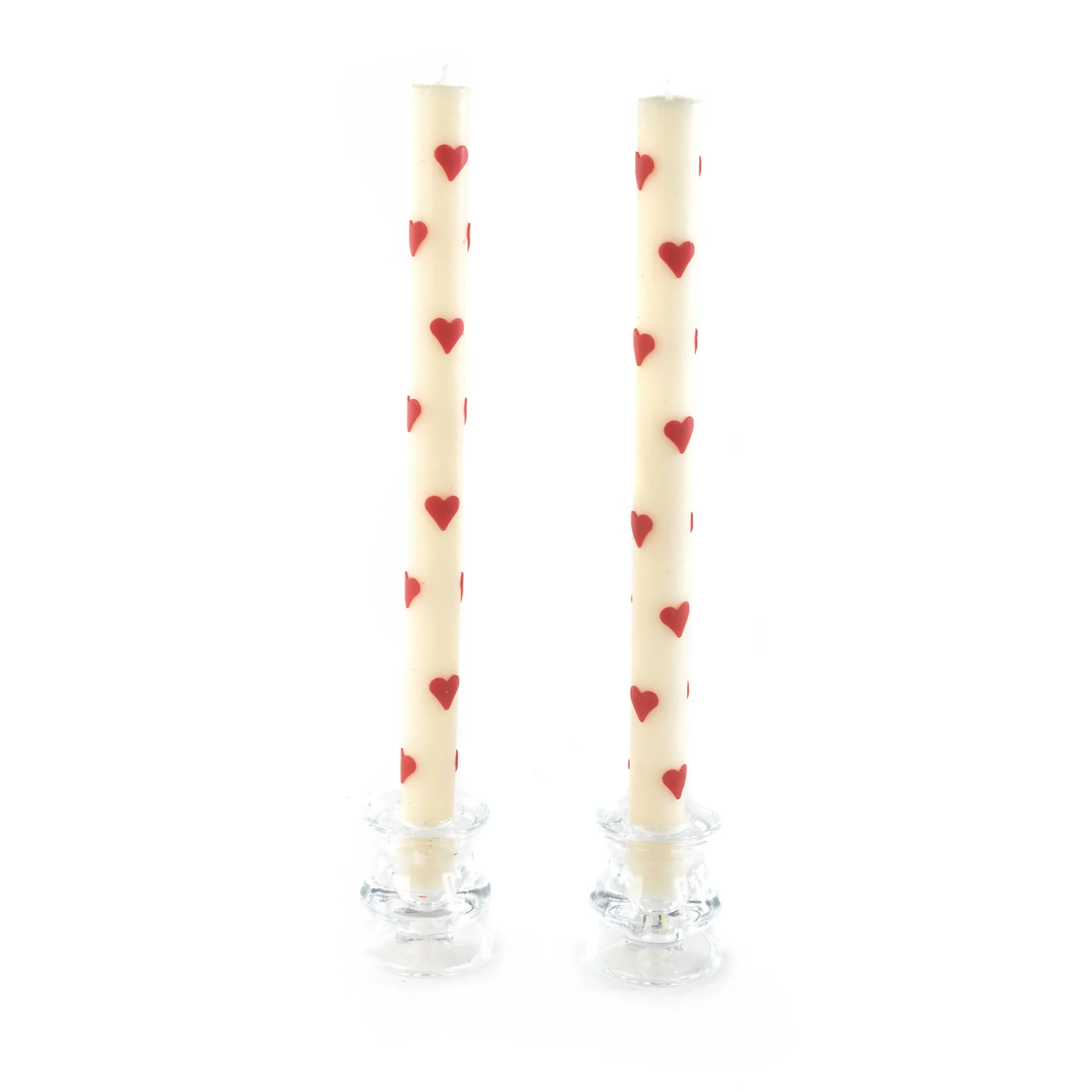 MacKenzie-Childs Candles & Fragrances|Table Accessories<Heart Dinner Candles, Set of 2