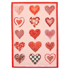 MacKenzie-Childs Kitchen & Table Linens<Heart Dish Towel