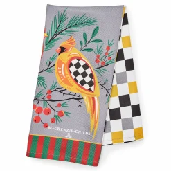 MacKenzie-Childs Holiday|Kitchen & Table Linens<Holiday Cardinal Dish Towel