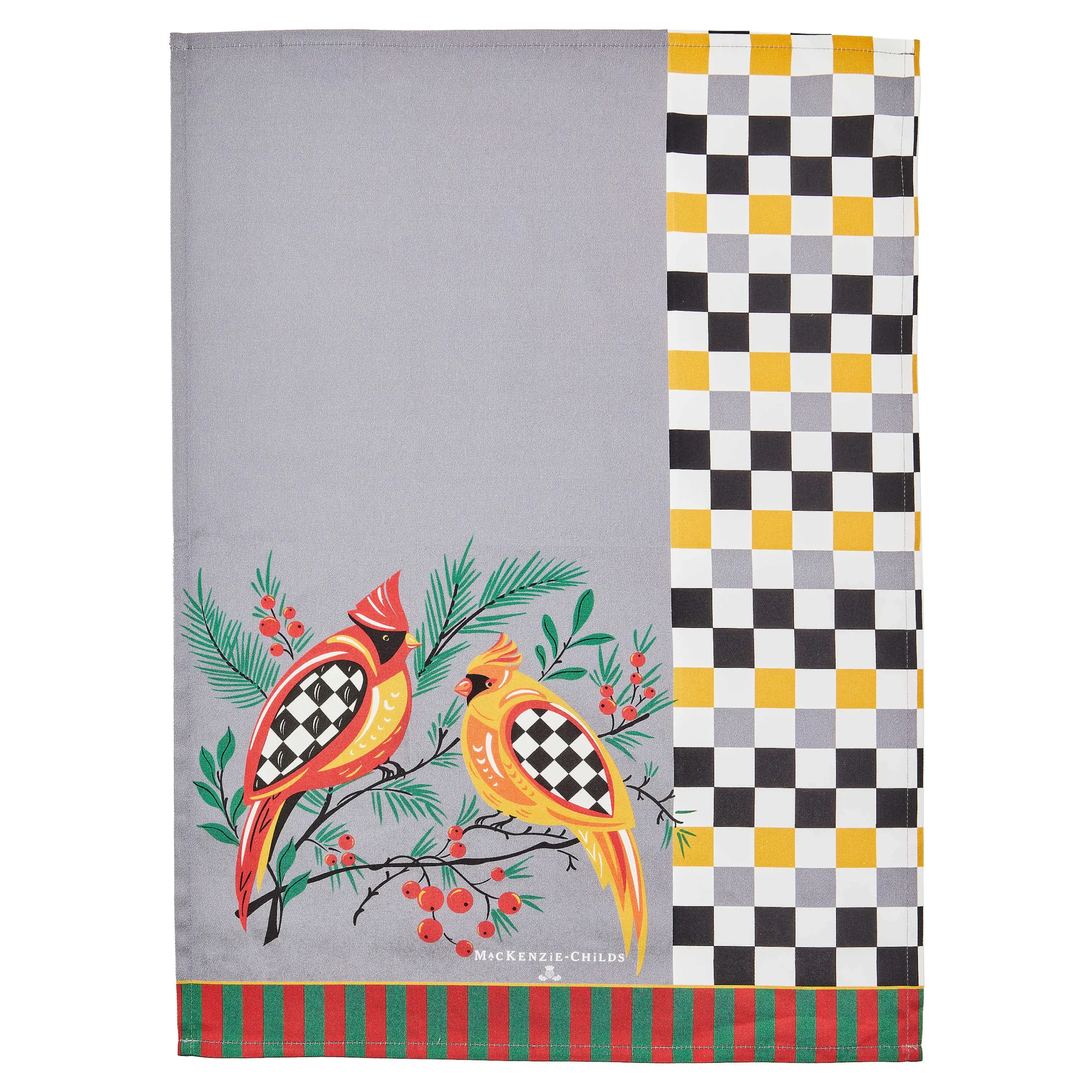MacKenzie-Childs Holiday|Kitchen & Table Linens<Holiday Cardinal Dish Towel