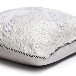 MacKenzie-Childs Pillows, Throws, & Cushions<Holiday Swan Throw Pillow