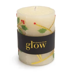 MacKenzie-Childs Holiday|Candles & Fragrances<Holly 4 Pillar Candle