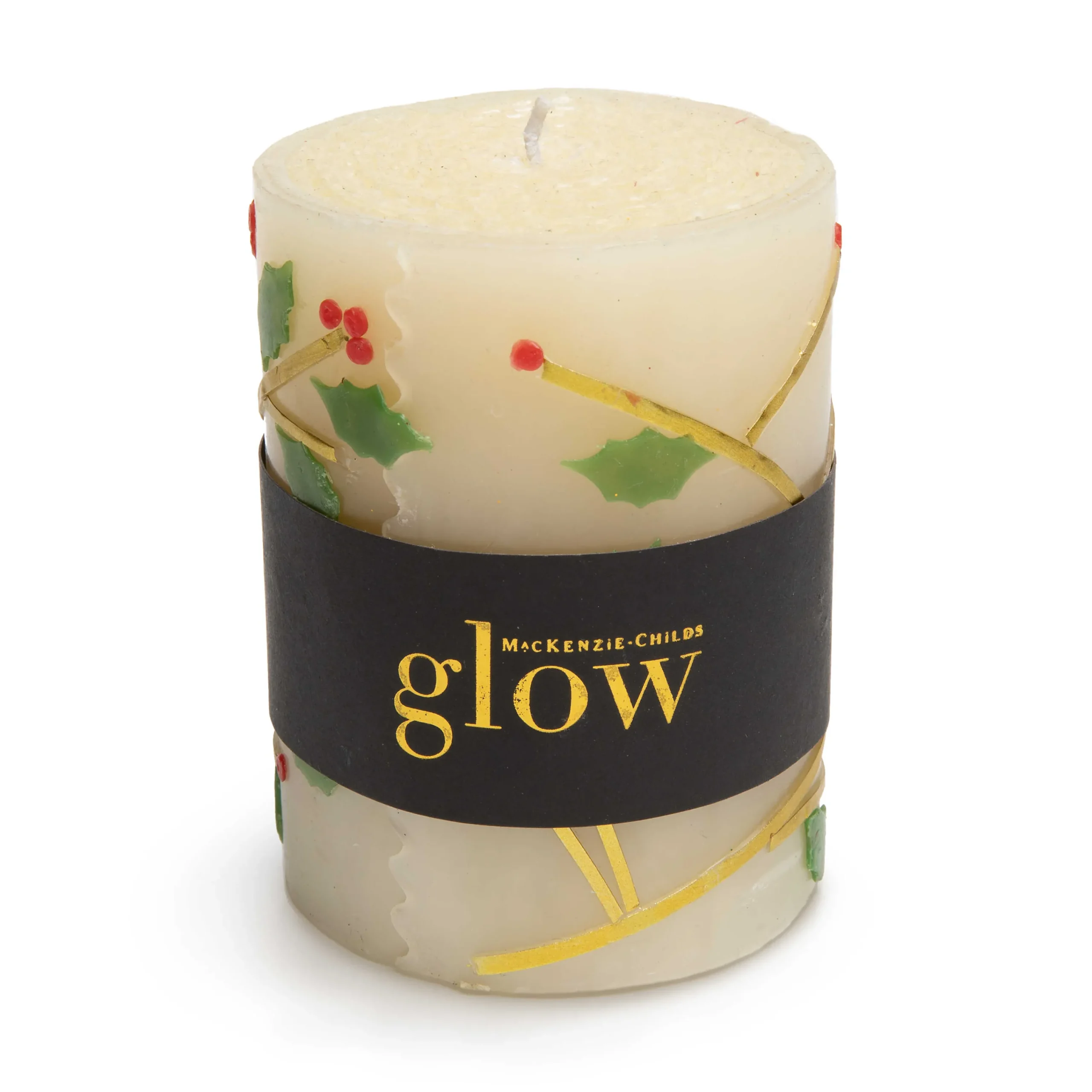 MacKenzie-Childs Holiday|Candles & Fragrances<Holly 4 Pillar Candle