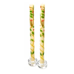 MacKenzie-Childs Holiday|Candles & Fragrances<Holly Dinner Candles, Set of 2