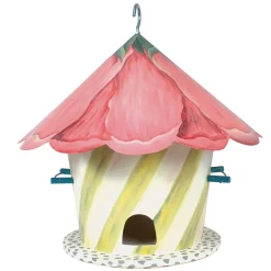 MacKenzie-Childs Spring|Outdoor<Hollyhock Birdhouse