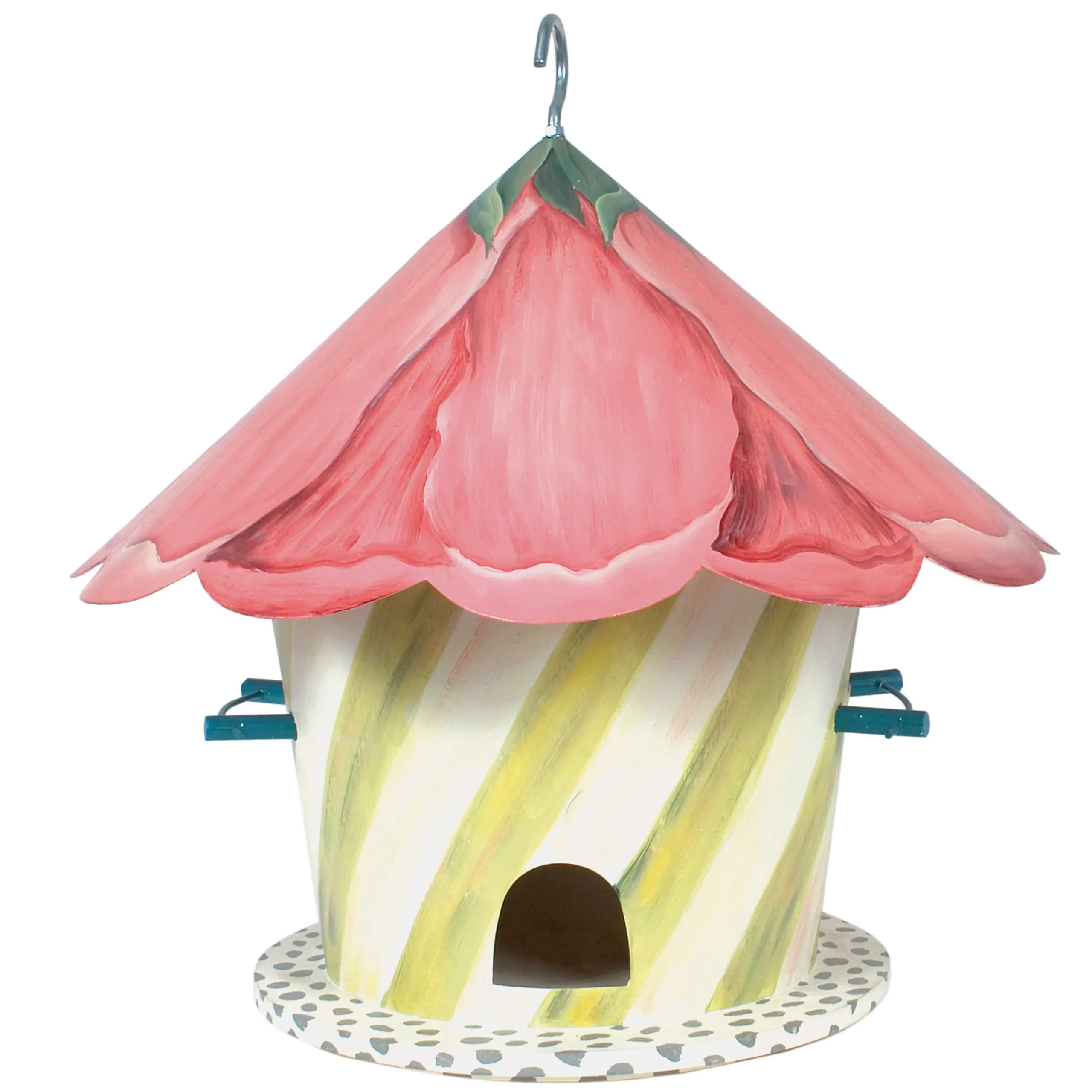 MacKenzie-Childs Spring|Outdoor<Hollyhock Birdhouse