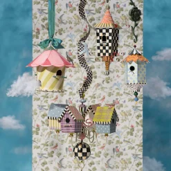 MacKenzie-Childs Spring|Outdoor<Hollyhock Birdhouse