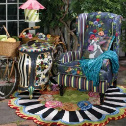 MacKenzie-Childs Spring|Outdoor<Hollyhock Birdhouse