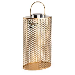 MacKenzie-Childs Spring|The Fall Shop<Honeycomb Large Tin Solar Lantern