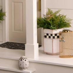 MacKenzie-Childs Spring|The Fall Shop<Honeycomb Large Tin Solar Lantern