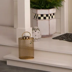 MacKenzie-Childs Spring|The Fall Shop<Honeycomb Small Tin Solar Lantern