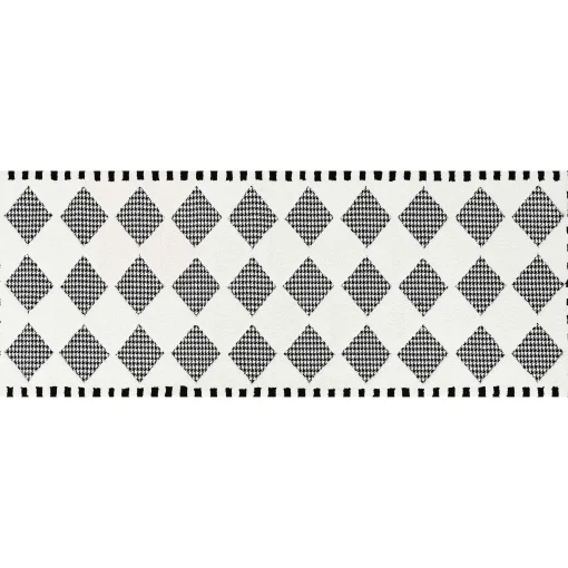 MacKenzie-Childs Rugs<Houndstooth Check Diamond 2'6 x 8' Runner