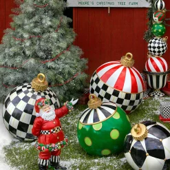 MacKenzie-Childs Holiday|Outdoor<Jolly Dot Outdoor Ornament