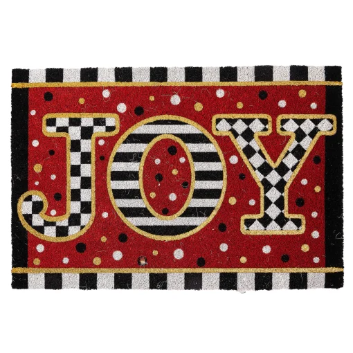 MacKenzie-Childs Holiday|Rugs<Joy Entrance Mat