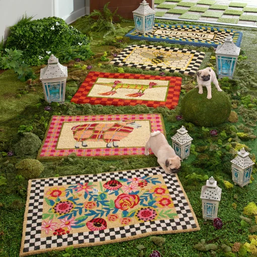 MacKenzie-Childs Spring|Outdoor<Kira's Garden Entrance Mat