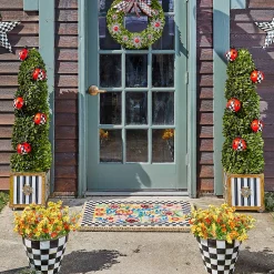 MacKenzie-Childs Spring|Outdoor<Kira's Garden Entrance Mat