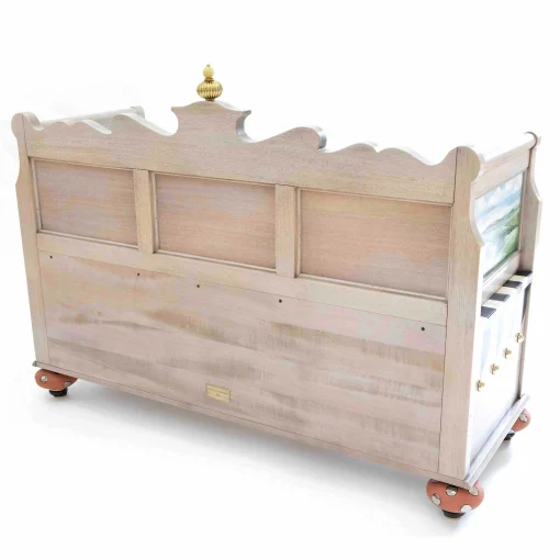 MacKenzie-Childs Storage Furniture|Entryway Furniture<Landscape Blanket Bench