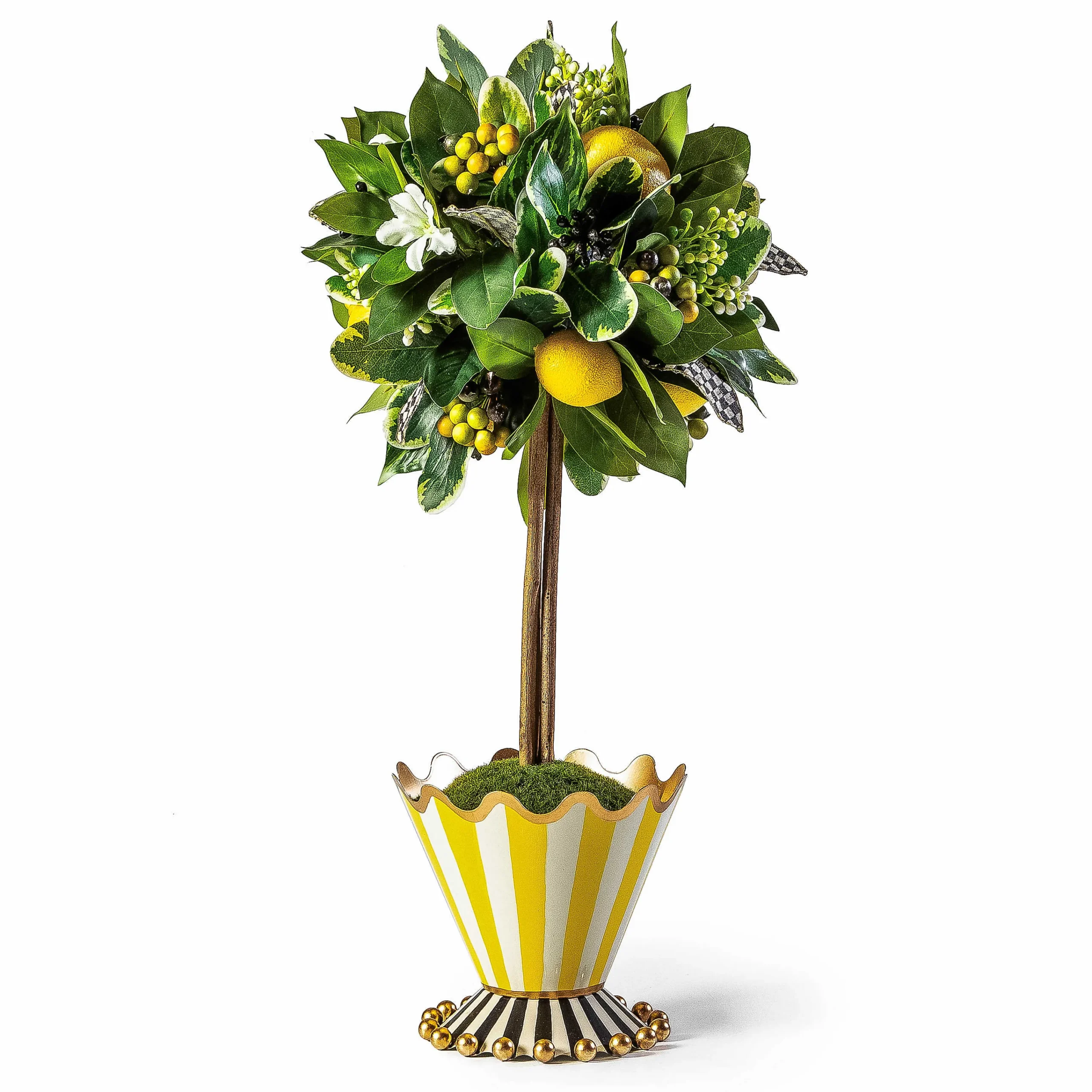 MacKenzie-Childs Spring|Greenery & Florals<Lemon Tabletop Topiary