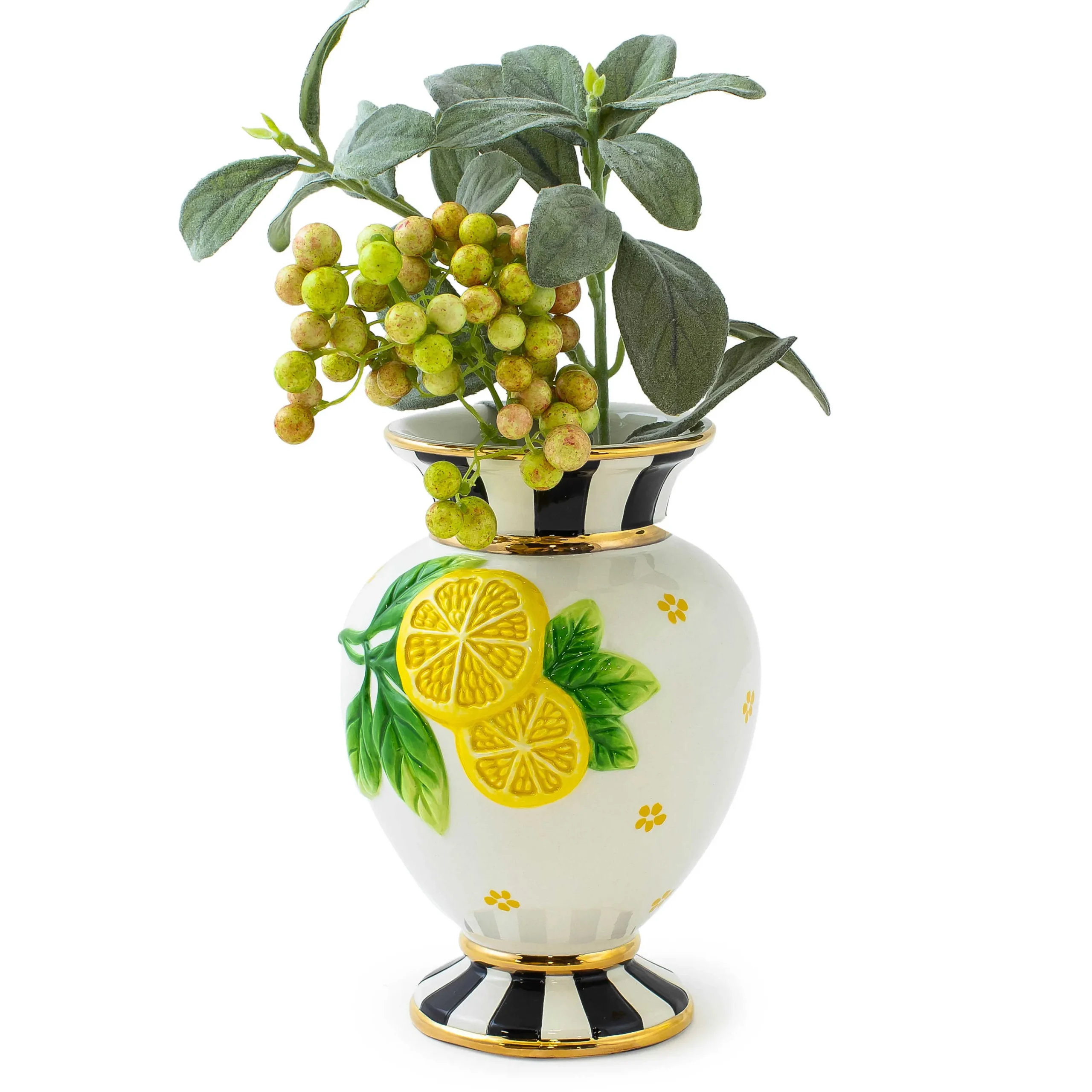 MacKenzie-Childs Spring|Room Accents<Lemon Vase