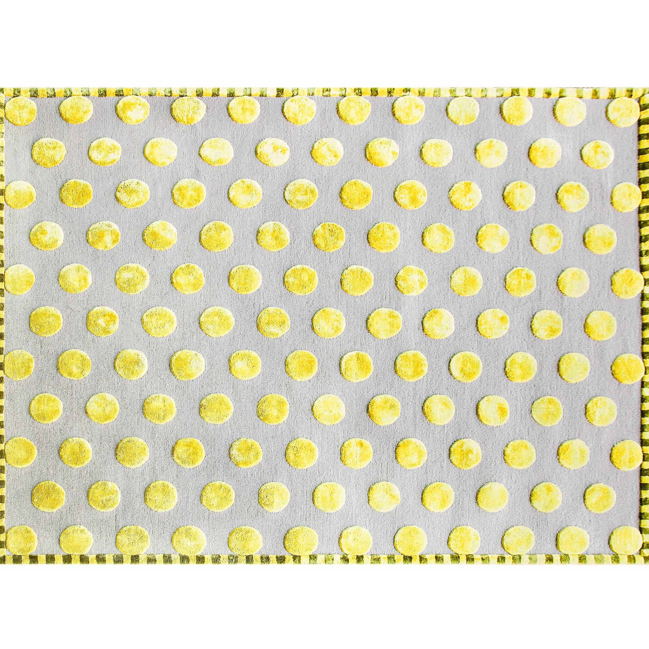 MacKenzie-Childs Rugs<Macro Dot Chartreuse  Rug - 8' x 10'